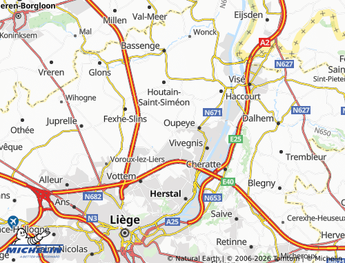 Kaart MICHELIN Hermée - ViaMichelin