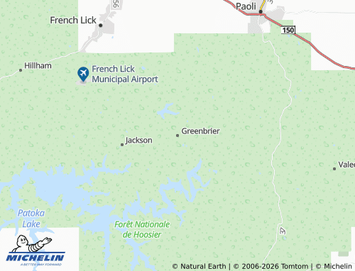 Mappa MICHELIN Greenbrier - ViaMichelin