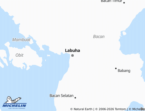 MICHELIN Labuha map - ViaMichelin