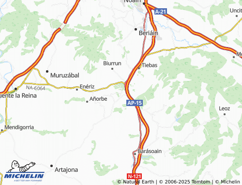 MICHELIN-Landkarte Muruarte de Reta - ViaMichelin
