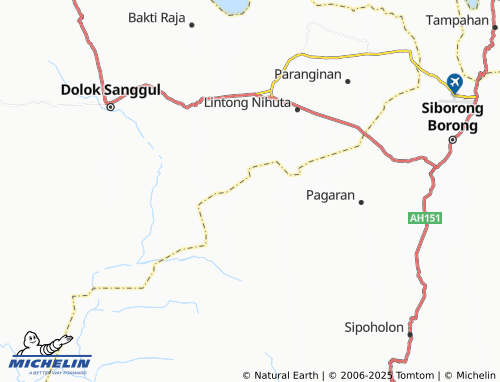 MICHELIN Dolok Saribu map - ViaMichelin