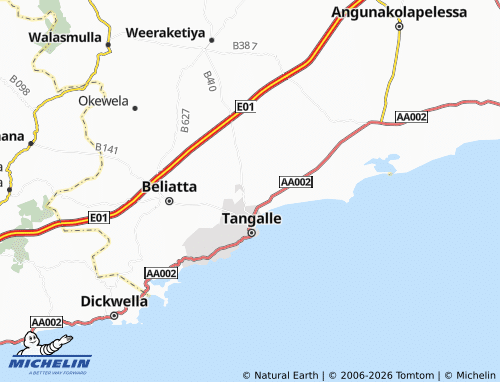 Mappa MICHELIN Walgameliya - ViaMichelin