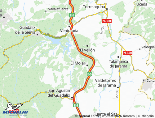 MICHELIN-Landkarte Pedrezuela - ViaMichelin