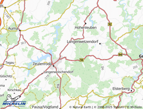 Mapa MICHELIN Niederböhmersdorf - ViaMichelin