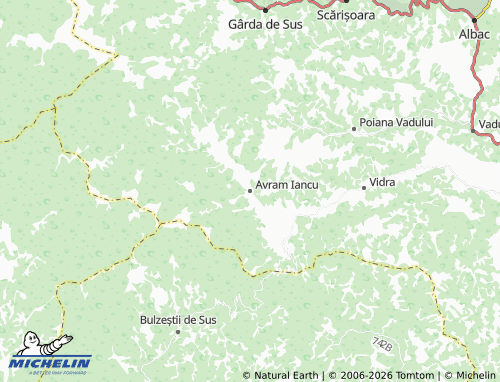 MICHELIN-Landkarte Avram Iancu - ViaMichelin