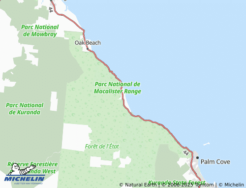 MICHELIN Wangetti map - ViaMichelin