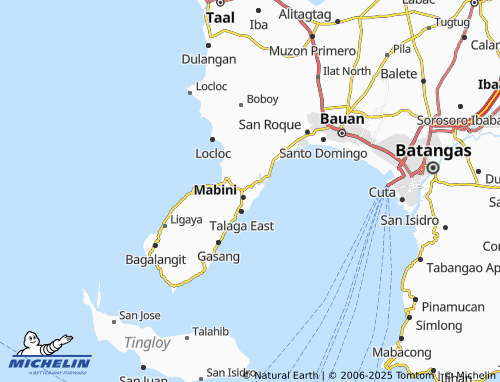 MICHELIN Calamias map - ViaMichelin