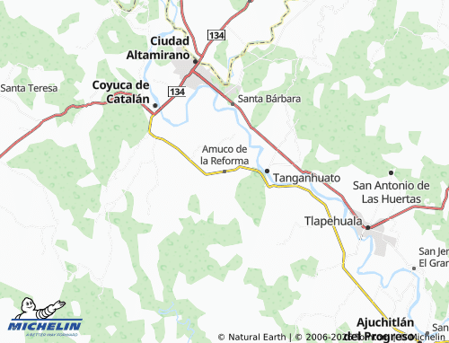 Mappa MICHELIN Amuco de la Reforma - ViaMichelin
