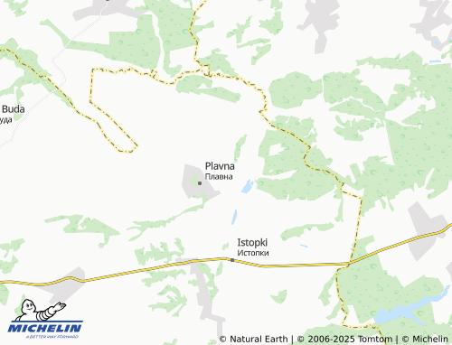 MICHELIN Kuroznovo map - ViaMichelin