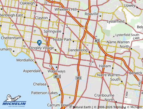 Mapa MICHELIN Keysborough - ViaMichelin