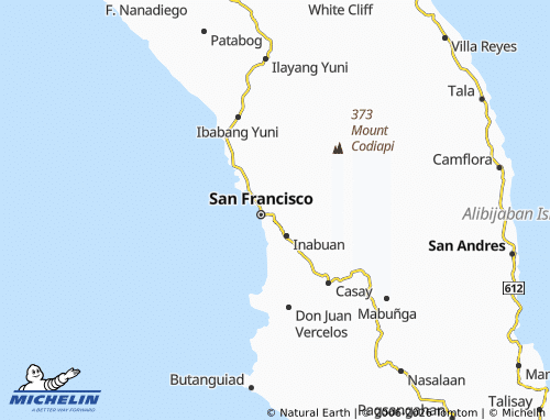 MICHELIN Cawayan 2 map - ViaMichelin
