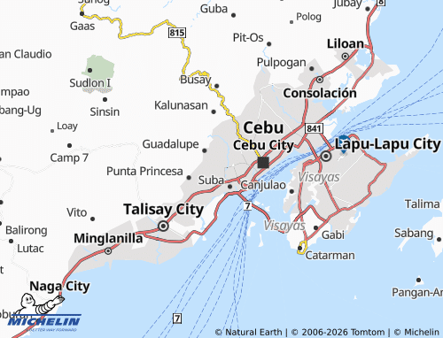 MICHELIN Calamba map - ViaMichelin