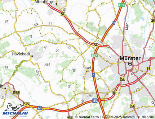 Mapa MICHELIN Lütke Brintrup - ViaMichelin