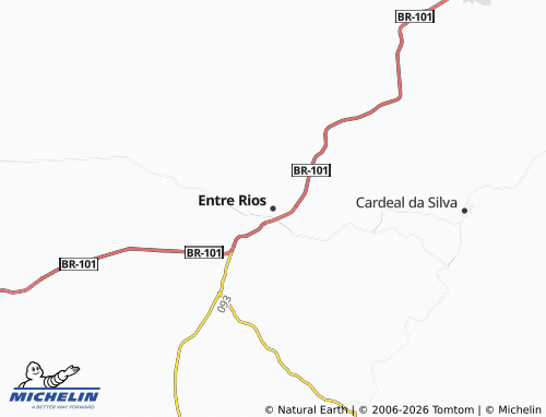 Mapa MICHELIN Entre Rios - ViaMichelin