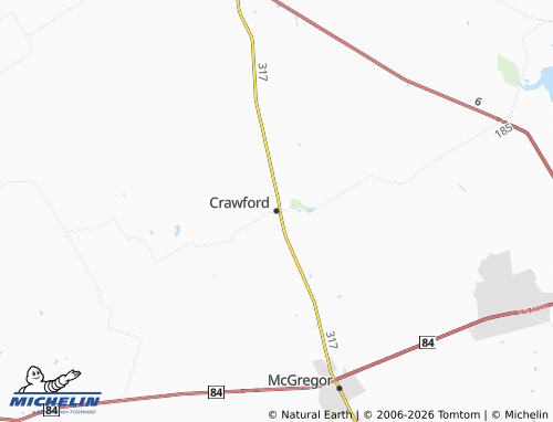 Mapa MICHELIN Crawford - ViaMichelin