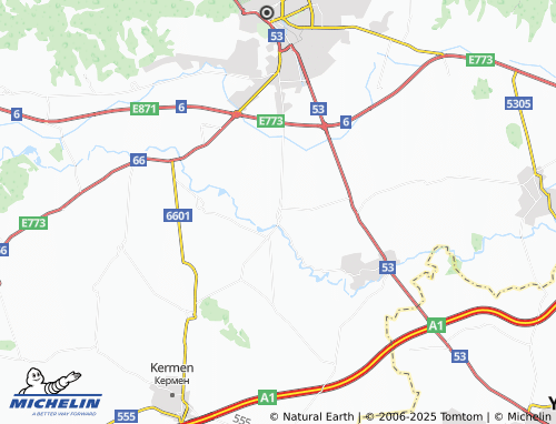 MICHELIN Samuilovo map - ViaMichelin