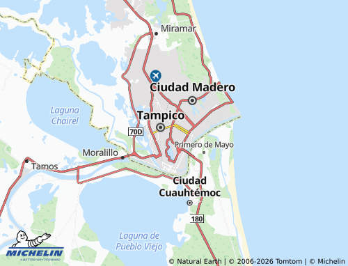 MICHELIN Las Conchitas map - ViaMichelin