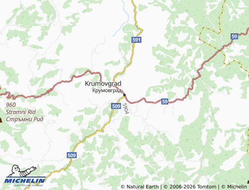 Kaart MICHELIN Krumovgrad - ViaMichelin