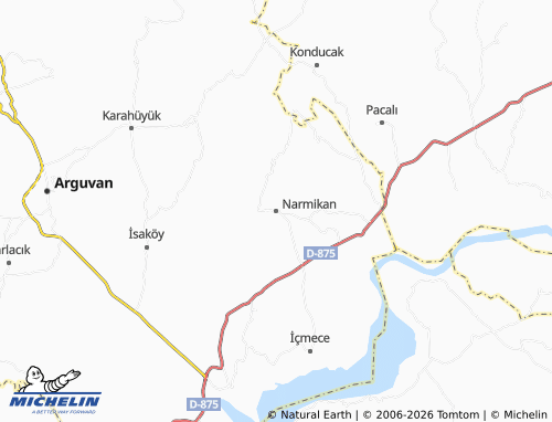 Mappa MICHELIN Narmikan - ViaMichelin