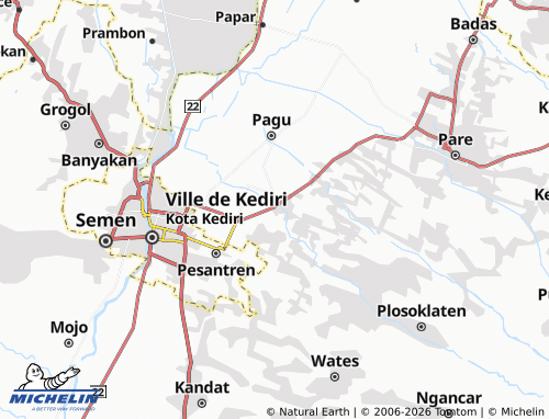 MICHELIN Gurah map - ViaMichelin