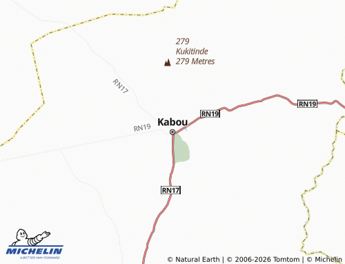 MICHELIN Kabou map - ViaMichelin