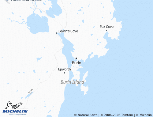 Mapa MICHELIN Burin - ViaMichelin