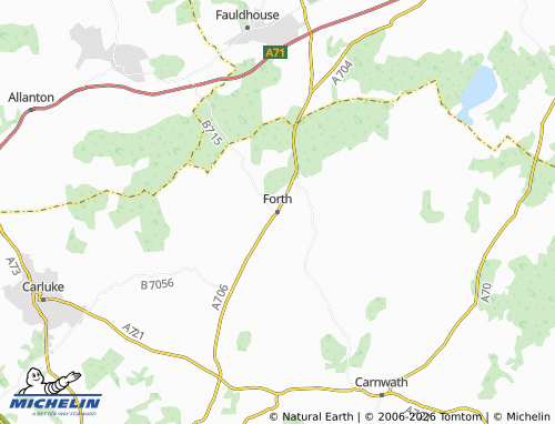 Carte MICHELIN Forth - ViaMichelin