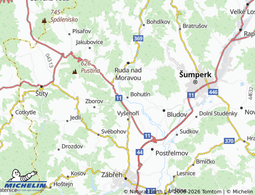 Mappa MICHELIN Bohutín - ViaMichelin
