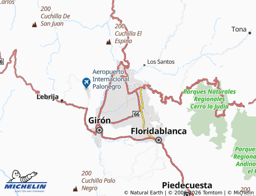 Carte MICHELIN García Rovira - ViaMichelin
