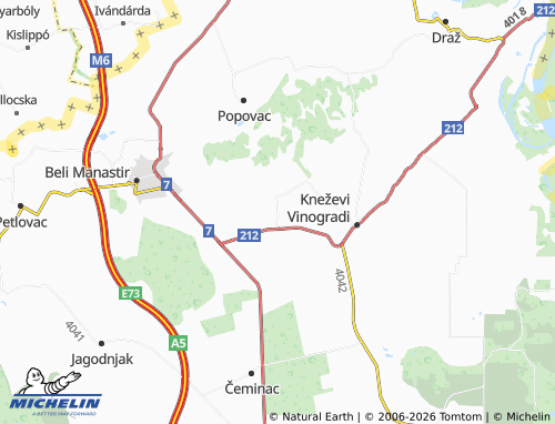 Mapa MICHELIN Karanac - ViaMichelin