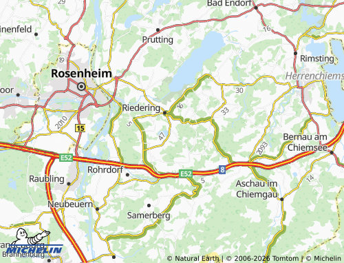 MICHELIN Tinning map - ViaMichelin