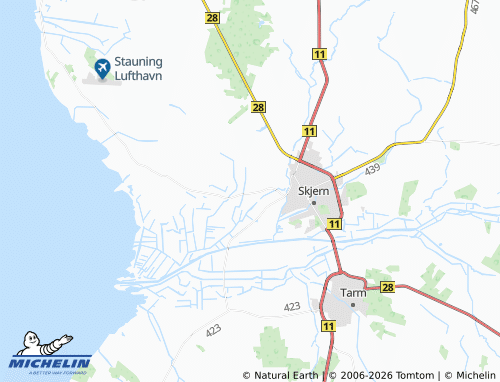 Mappa MICHELIN Knude - ViaMichelin