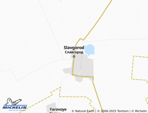 MICHELIN Slavgorod map - ViaMichelin