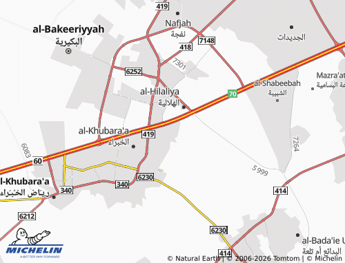 MICHELIN-Landkarte al-Silah - ViaMichelin