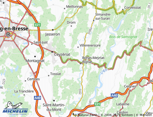 Carte MICHELIN Le Noyer - ViaMichelin