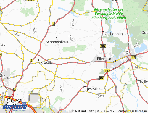 MICHELIN Pressen map - ViaMichelin