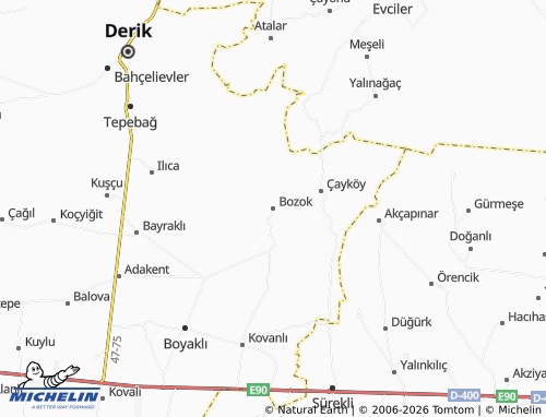 Mappa MICHELIN Bozok - ViaMichelin