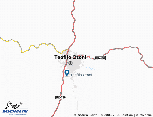 Mapa MICHELIN São Jacinto - ViaMichelin