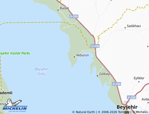 MICHELIN Akburun map - ViaMichelin
