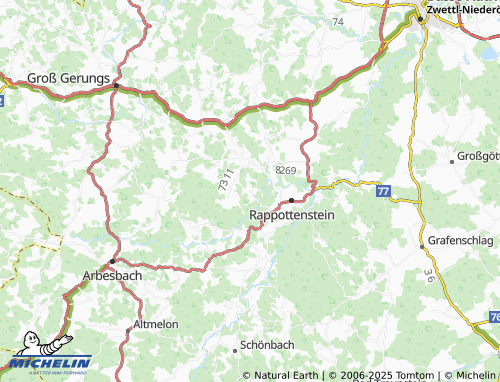 MICHELIN-Landkarte Reichenbach - ViaMichelin