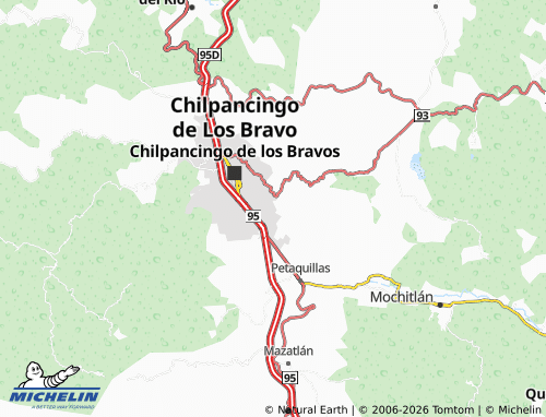 MICHELIN Villas de Ocotepec map - ViaMichelin