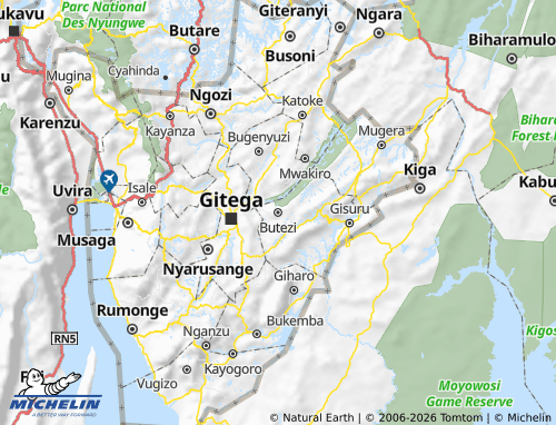 Mappa MICHELIN Butezi - ViaMichelin