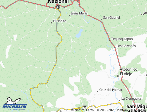 MICHELIN Ejido de Cieneguilla map - ViaMichelin