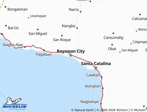MICHELIN Tinago map - ViaMichelin