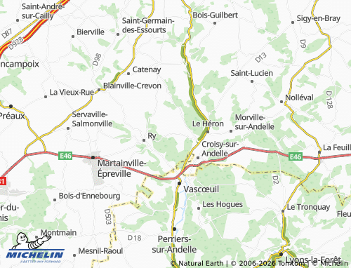 Mappa MICHELIN Le Catillon - ViaMichelin