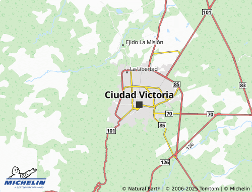 MICHELIN La Sierra map - ViaMichelin