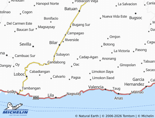 MICHELIN Cadap-Agan map - ViaMichelin
