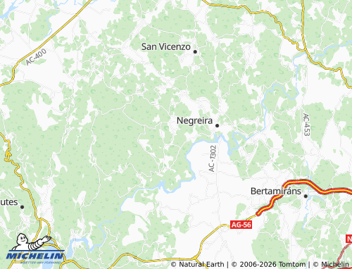Mapa MICHELIN Ameixeiras - ViaMichelin