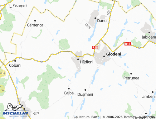 Carte MICHELIN Hîjdieni - ViaMichelin