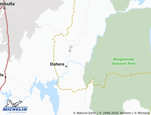MICHELIN Orubendi Siyambalawa map - ViaMichelin